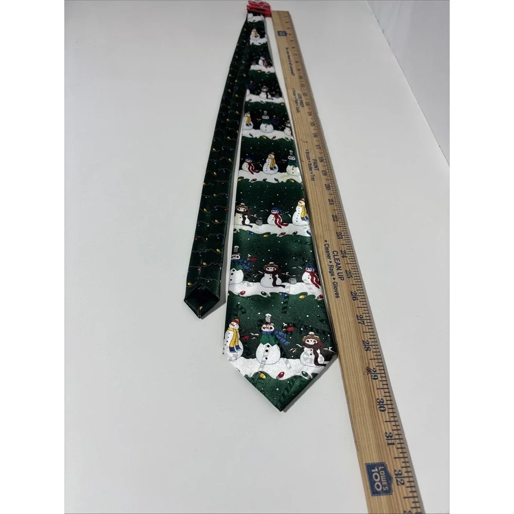 Hallmark Specialties Mens Christmas Green W/Snowmen @ Candy‎ Canes